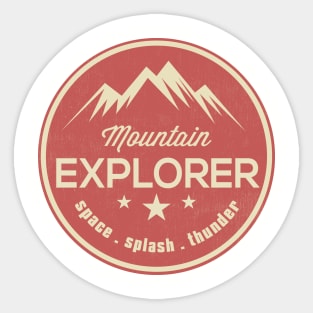 Mountain Explorer Sticker